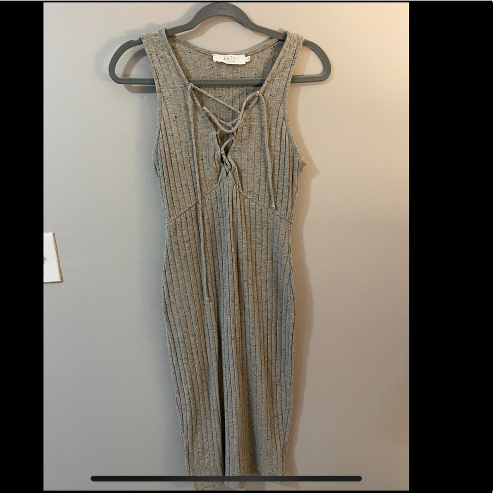Grey MIDI Dress